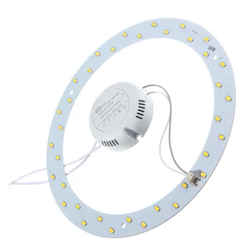 

Smuxi 18W LED Ring Panel Circle Light Annular Ceiling Light Fixture Board Lamp AC220V 240V LED Round Ceiling Board 5730 SMD