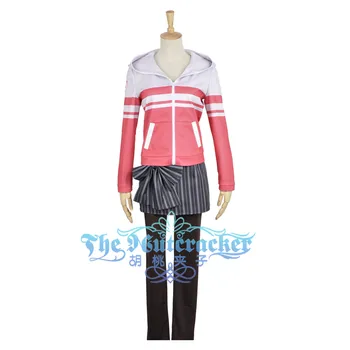 

Nishikino Maki Cosplay Costume Love Live! Unawakened Animal Sportswear Custom Girl Red Hoodie Women Pants Plaid Tight Skirt