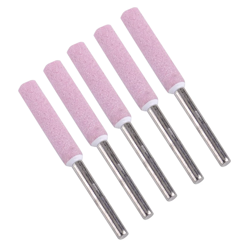 

5 Pcs 4.8mm Chainsaw Sharpener Burr Chain Saw Grinding Stone File DC120