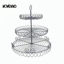 3 Яруса Торт металлический стеллаж капкейки десерт стенд держатель отлично подходит для вечерние