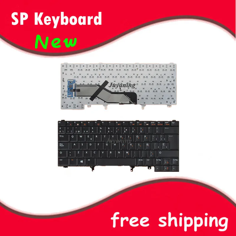 

Spanish keyboard For DELL E6420 E5420 E5430 E6220 E6320 E6330 E6420 E6430 Without Point Stick Laptop SP keyboard