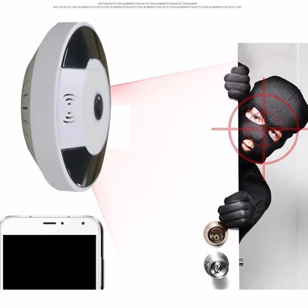 FGHGF New Style 3D-V380 Mini 360 Degree Panoramic Wireless Wifi IP Fisheye Camera Two-Audio 960P HD wireless security camera