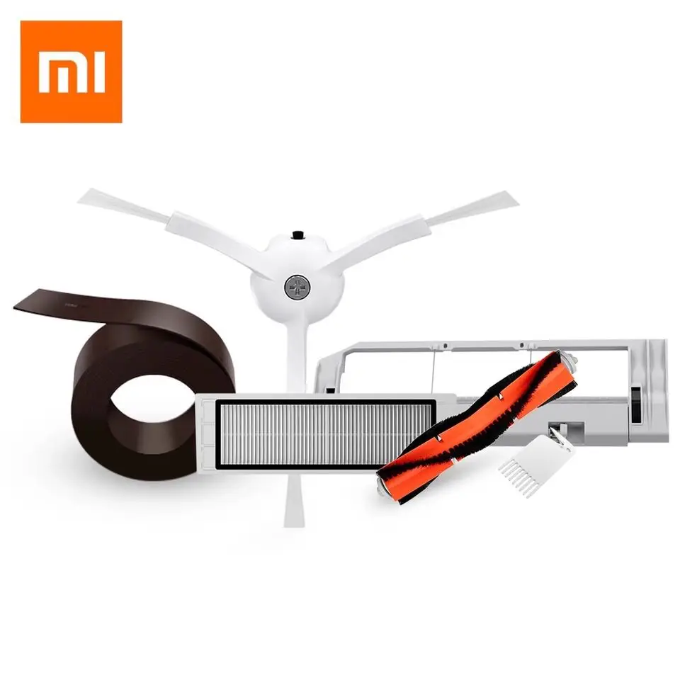 

Original Xiaomi Economic Set Of 5Pcs Mi Robot Vacuum Smart Cleaner Accessories Invisible Wall Side Brushes Filter Rolling Bush