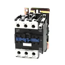 24 V 50/60 Гц катушки 3 фазы c креплением на рейке DIN CJX2-5011 Тип 1NO+ 1NC контактор переменного тока