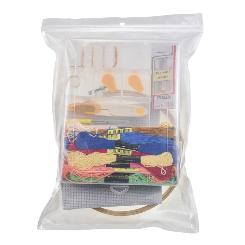 Looen Embroidery Floss Kit 50 Colors Friendship Bracelets Floss DIY Craft with Sewing Needles Bobbins Cross Stitch Kits With Box (6)