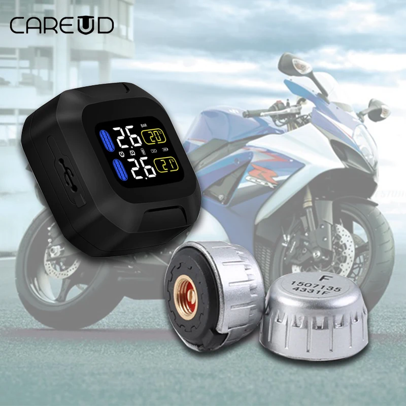 Buy CAREUD M3 Motorcycle TPMS Tire Pressure Air Leak