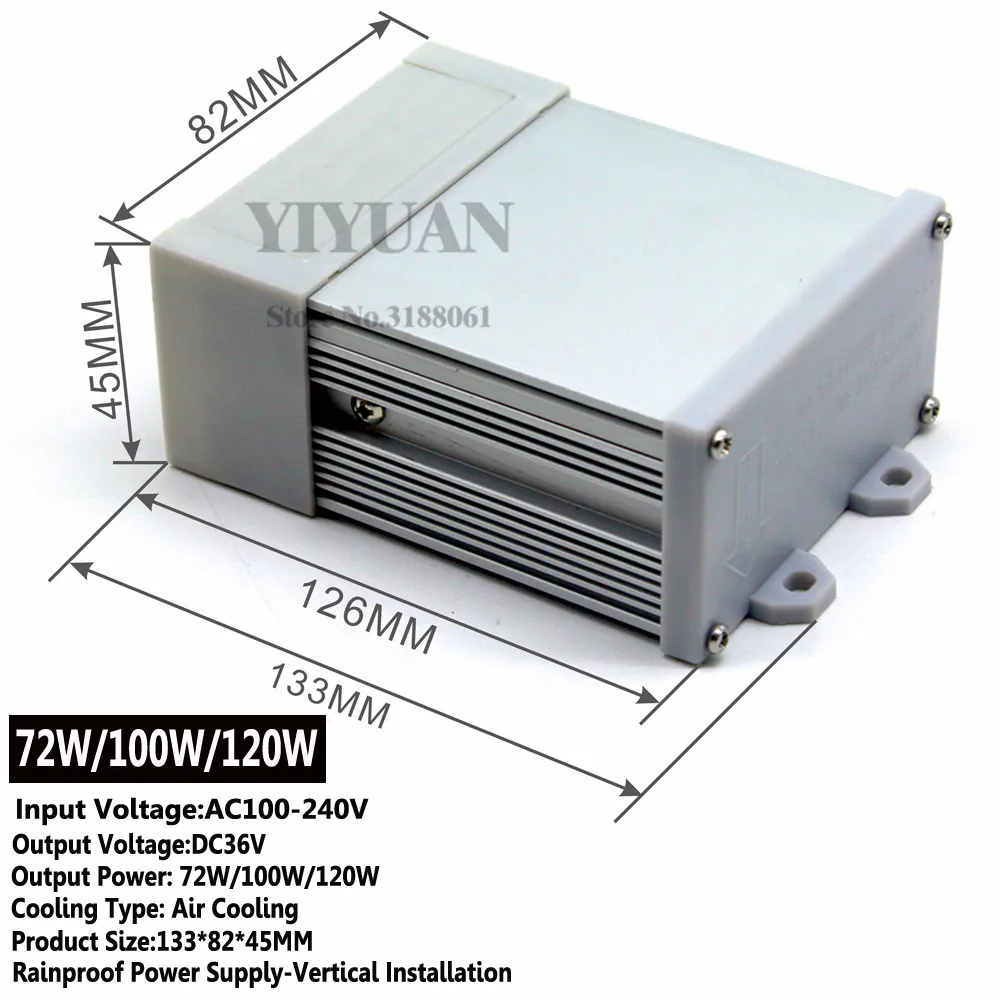 36V 72W-100W