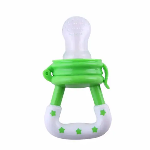 Г. Лидер продаж, детский Безопасный инструмент для соски с молоком и фруктами для кормления младенцев, Новые поступления - Цвет: green Size S