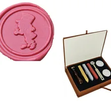 Винтаж Алиса в стране чудес пользовательские ть изображение логотип свадебные приглашения Воск уплотнительное штамп Щупы для мангала плавления ложка подарочная коробка комплект