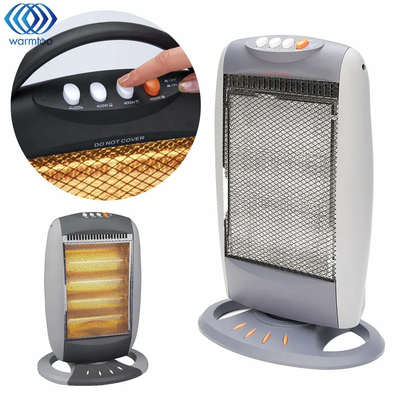 

Home Halogen Heater Warmer Office Electric Heater Instant Heating EU plug 3 Switch Overheat Protection 220-240V