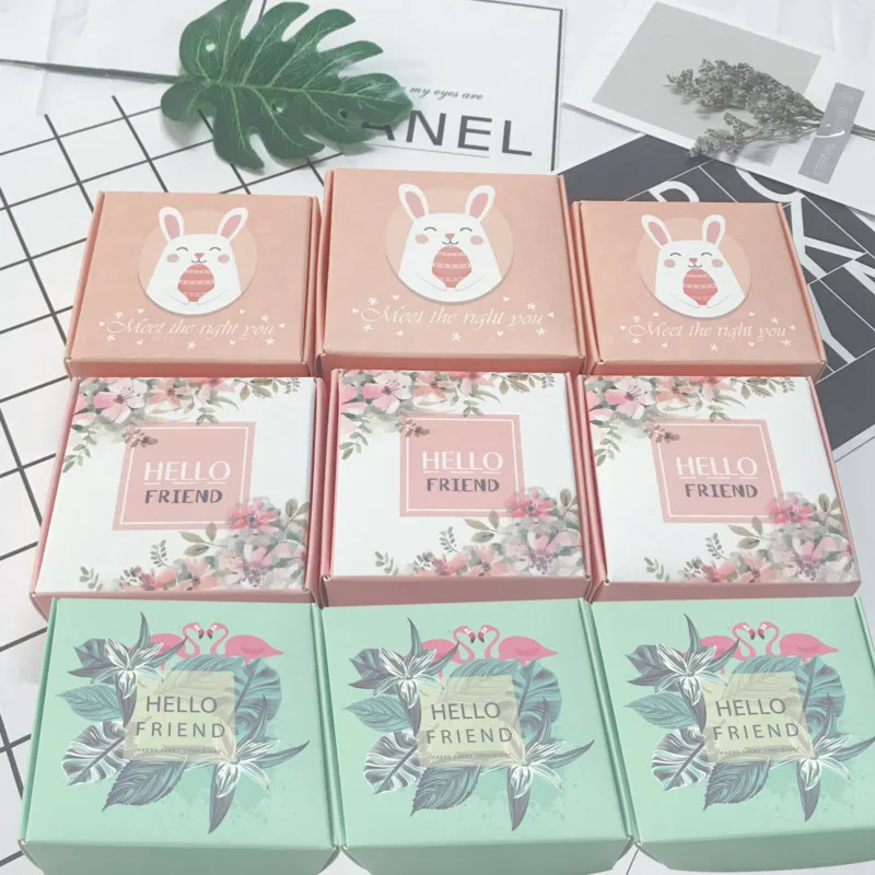 

50PCS- Marry Originality Candy Kraft Paper Box DIY Hand Soap Gift Boxes for Wedding Party Favor