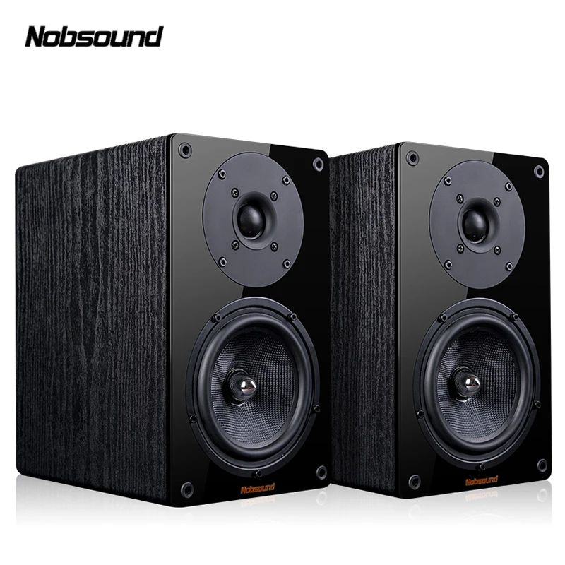Nobsound искусственная древесина 100 Вт 1 пара 5 дюймовая книжная полка динамик s 2 0 HiFi