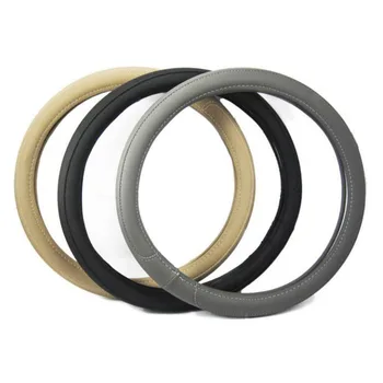 

Artificial Leather Steering Wheel Cover Size M Diameter 38CM Anti-slip Cover Four Season