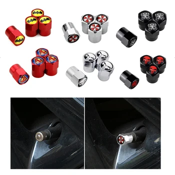 

4pcs Aluminum Alloy Wheels Tire Valve Caps Stem Cover For Ford Honda TOYOTA Opel Chevrolet Audi BMW Fiat Jeep Car Accessories
