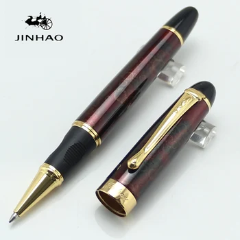

Jinhao X450 Wine Roller Ball Pen With Classical Burgundy Fog Pattern Without Pencil Box luxury writing gift pens