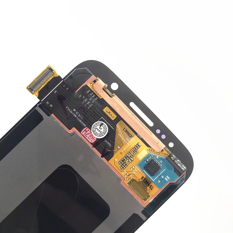 Супер AMOLED 5 1 "LCDS для Samsung GALAXY S6 G920 G920F G920A ЖК дисплей проверенный кодирующий