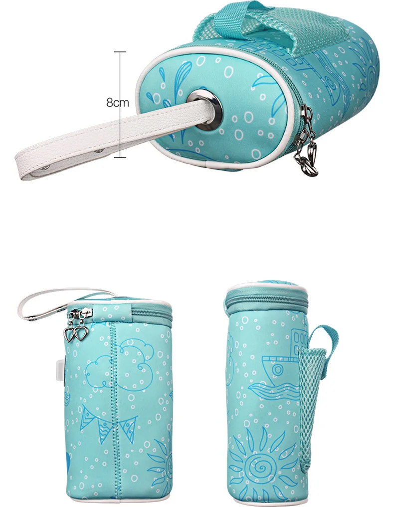 Portable Baby Milk Bottle Insulation Thermal Bag USB Infant Breast Milk Bottle Thermostat Bags Warmer Insulation Cover BB5127 (3)