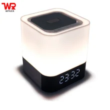 WPAIER DY28 Wireless bluetooth speaker portable outdoors Touch control bluetooth mni speaker alarm clock LED Table lamp