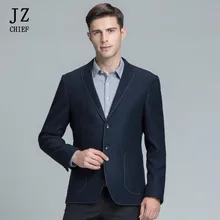 JZ CHIEF, корейский стиль, элегантный Блейзер, мужской костюм, куртка, одноцветная одежда,, Мужской приталенный деловой Блейзер, деловой пиджак, пальто