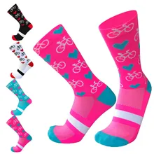 Новинка, компрессионные носки для велоспорта, мужские носки для велосипеда, шоссейного велосипеда, носки для бега, спорта на открытом воздухе, Calcetines Ciclismo