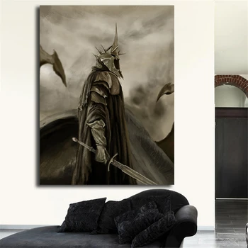 

LOTR Witch King Of Angmar The Lord Of The Rings Art Canvas Poster Painting Wall Picture Print Modern Home Bedroom Decor Artwork