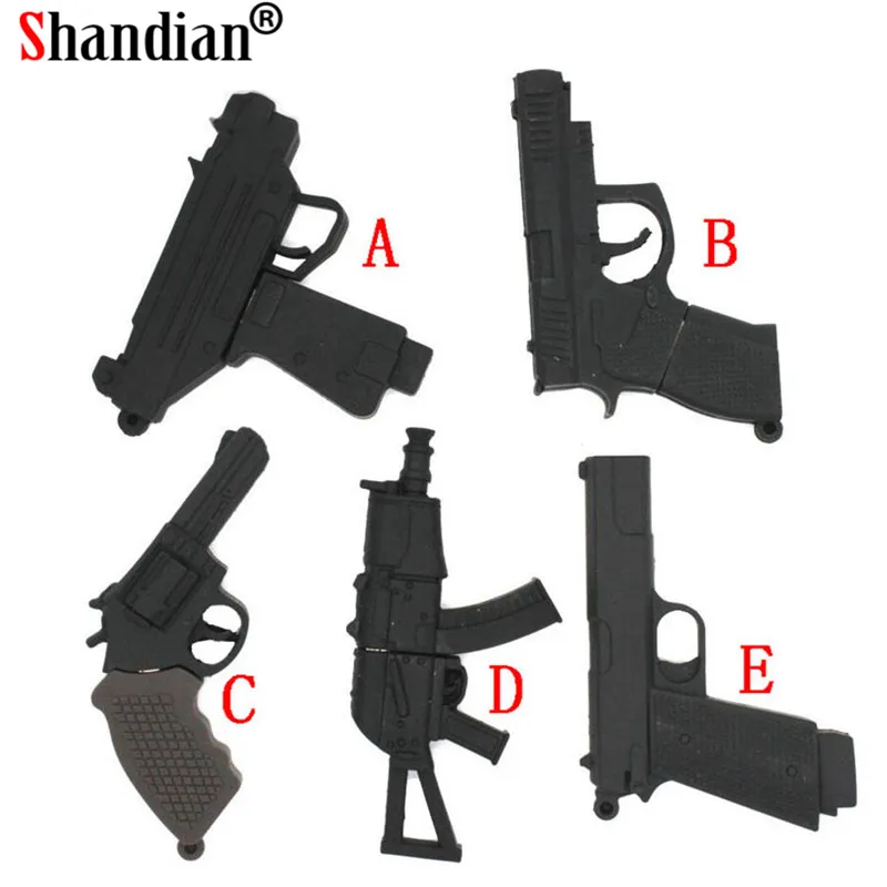 

COOL U disk mini pen drive ak47 gun gift pendrive 2gb 4gb 8gb 16gb 32gb 64gb Pistol submachine gun usb flash drive bulldog rifle