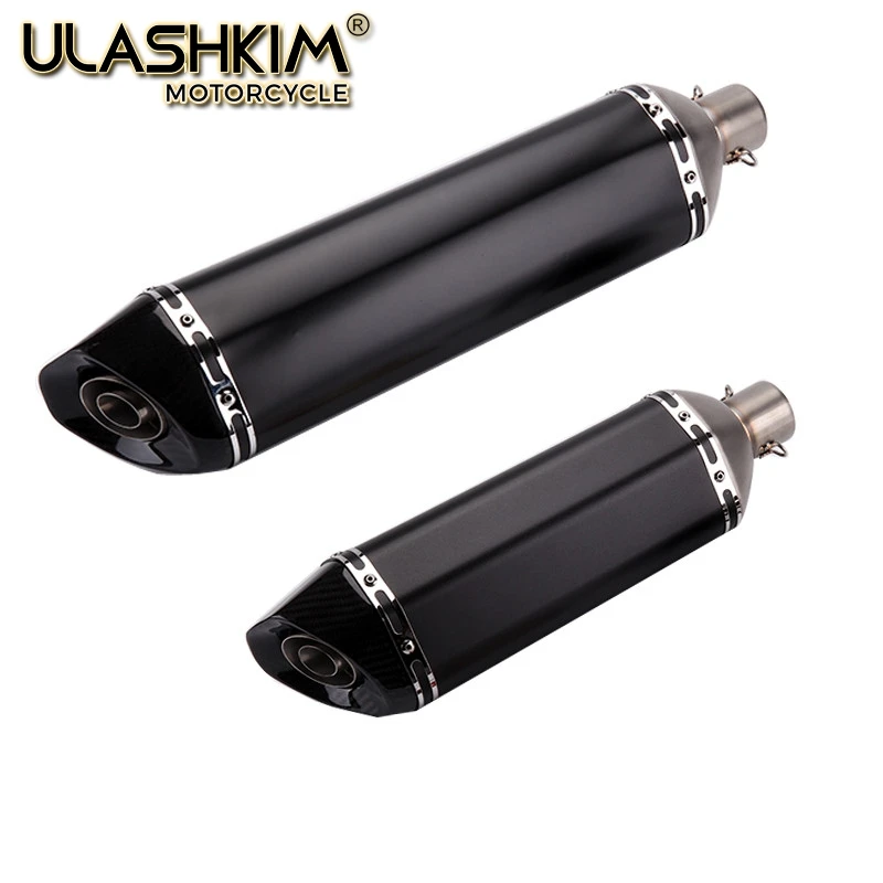 

Universal Motorcycle Carbon Fiber Exhaust Muffler FAZER8 FZ1 FAZER FZ8 MT-09 FZ1 TRX850 MT-09 TRACER TDM850 XJR1300 XSR900