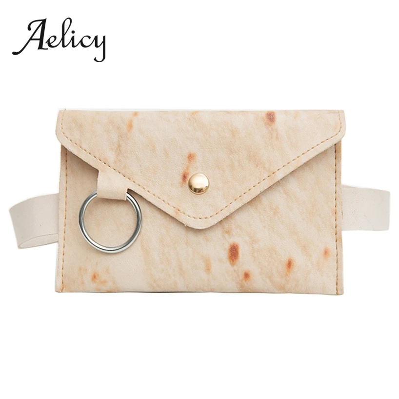 Поясная Сумка Aelicy fanny pocket женская сумка-конверт с кольцом из искусственной кожи