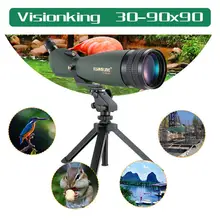 Visionking 30-90х90 Пятная Объем Водонепроницаемый для наблюдения за птицами Huting бесплатно Зума доставка