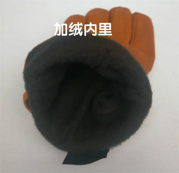 Новейшие мужские зимние новые теплые модные бархатные мужские перчатки из воловьей кожи матовые замшевые кожаные перчатки для мотоцикла TB132-4