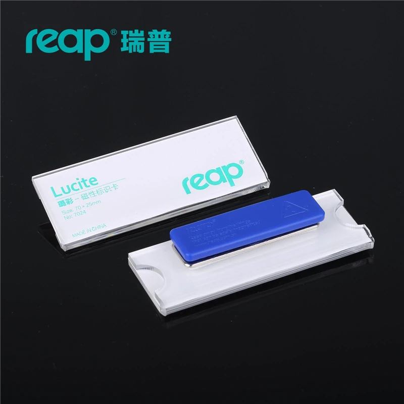 10 шт./1 партия акриловые магнитные значки|badge holder|name badge holderbadge card |