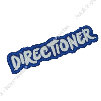 

1D DIRECTIONER One Direction Music Band Embroidered LOGO Iron On Patch Emo Goth Punk Rockabilly Customized patch available