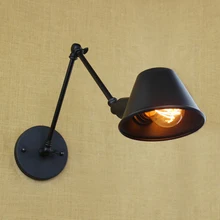 Wandlampe lámpara Pared apliques murales aplique Vintage diseño de lámpara oscilante brazo Retro luminaria Oprawa Lampada Cámara