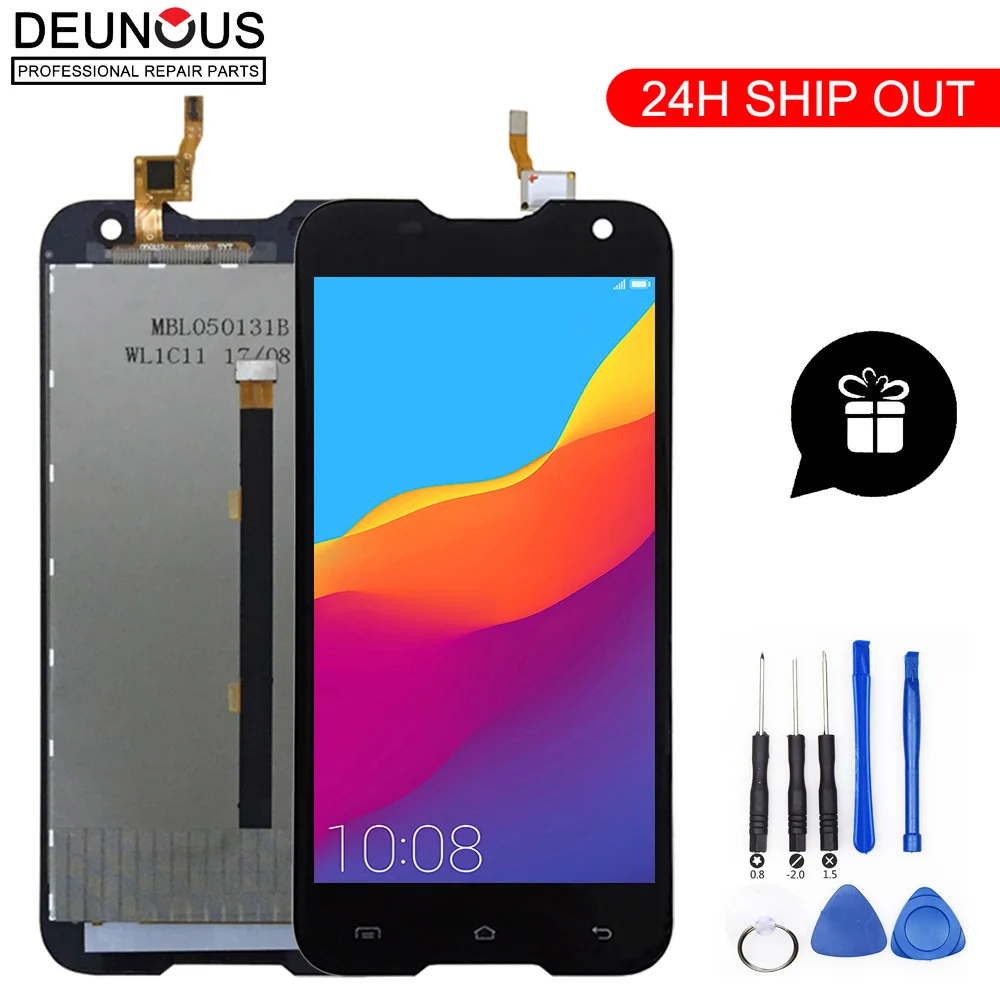 100% Original For Blackview BV5000 LCD Display + Touch Screen 1280X720 5.0inch Assembly BV5000+Tools | Мобильные телефоны и