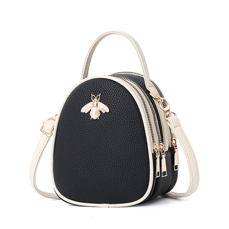 

2019 Hot Sale Fashion Bee Designer Women Luxury Handbag Lady Crossbody Purse Female Small Leather Shoulder Bag Messenger Bolsa