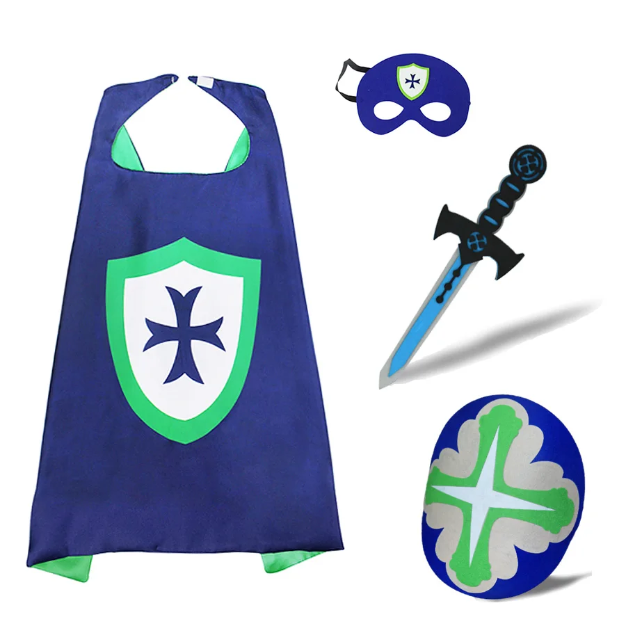 

SPECIAL Knight Costume Shield For Boys Warrior Costumes Church Activity Role Play Costume Game Fight Soldier Kids Costume Toys