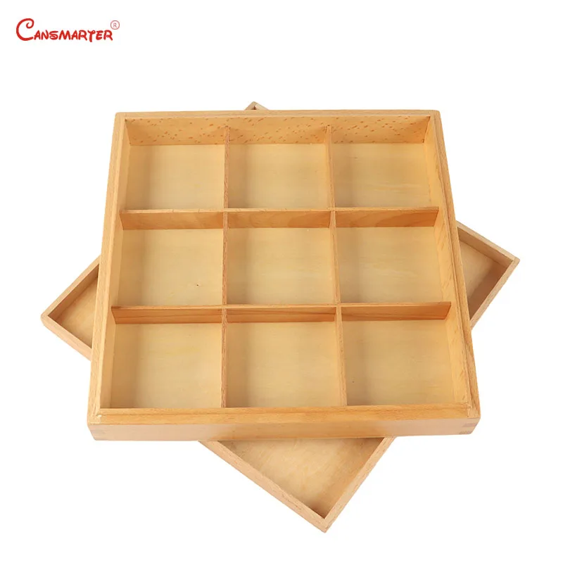  Montessori Sensory Exercises Wooden Color Tablets 3rd Box Color Sorting Toys Children Beechwood Mat - 4000001511105