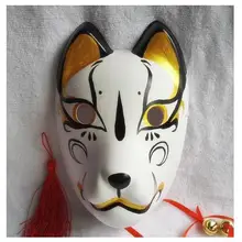 Японское аниме лиса Косплей Маска Hotarubi no Mori e Ginn маски на Хэллоуин Рождество Маскарадная маска для вечеринок