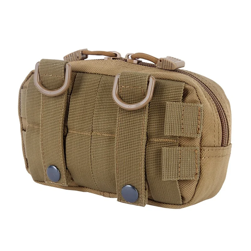 Outdoor Tactical Molle Waist Pouch First Aid Medical Bag Admin Map Holder Military Climbing Hunting Accessories EDC Tool Bags