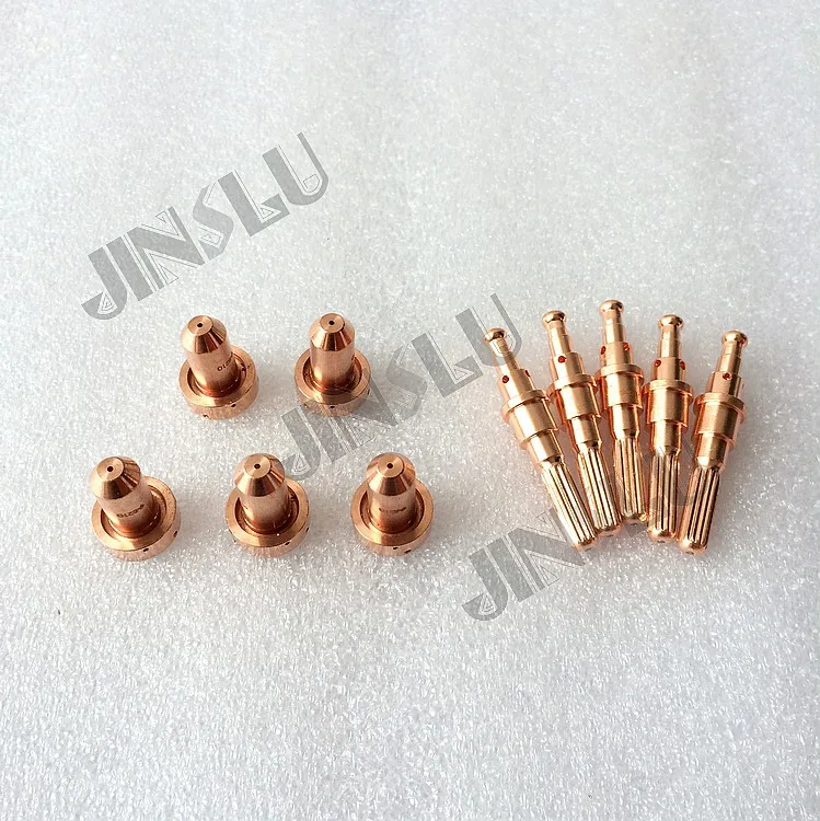 Plasma Electrode 9-8215 and Nozzle 9-8212 Thermal Dynamics plasma cutting consumables SL60-SL100 Plasma Electrode 9-8215 and Nozzle 9-8212 Thermal Dynamics plasma cutting consumables SL60-SL100