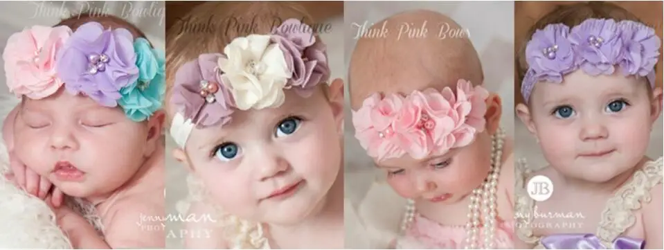 JRFSD 1 шт. горячая Распродажа головная повязка с 3 цветами жемчужные алмазные резинки для волос, резинки для девочек эластичные детские аксессуары для волос