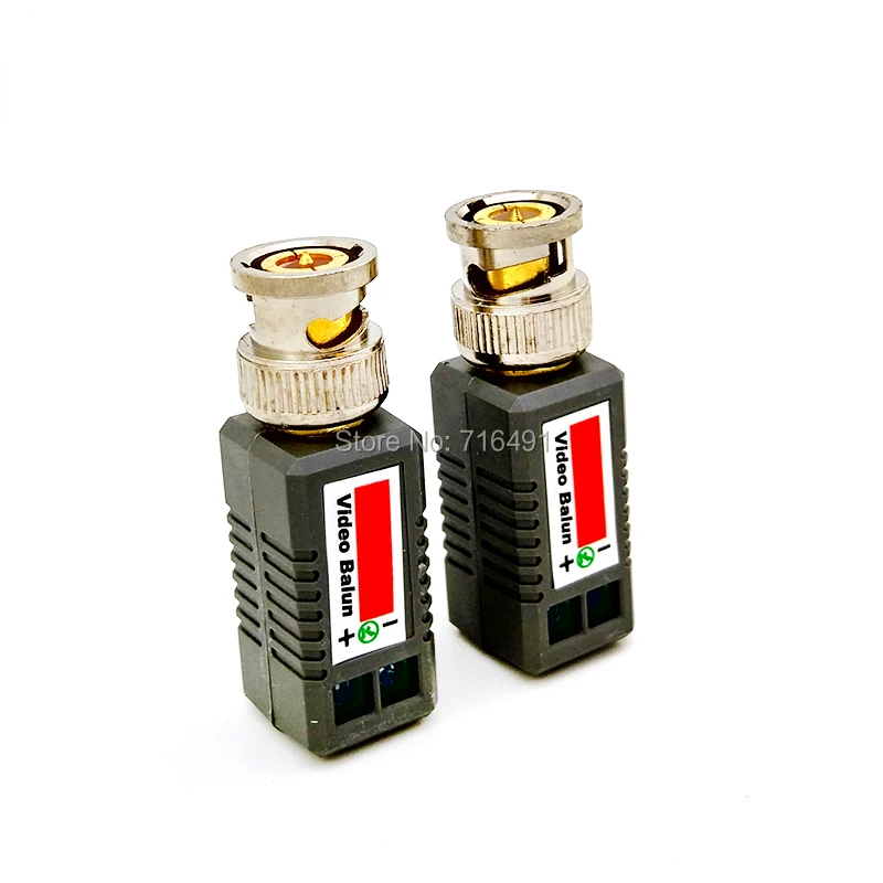  AHD/CVI/TVI 10Pairs Twisted  CCTV Video Balun passive Transceivers UTP Balun BNC Cat5 CCTV UTP Video Balun up to 3000ft Range 