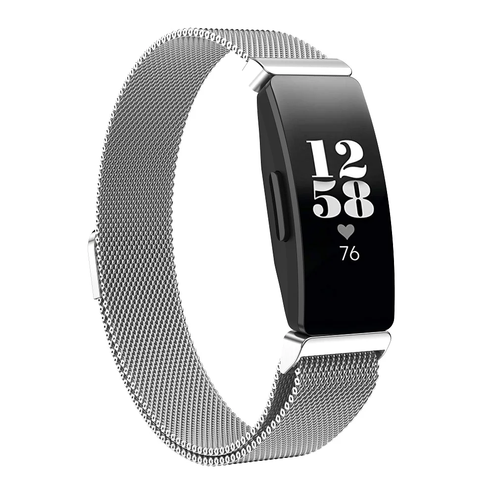 Ремешок для часов для Fitbit Inspire HR Activity Tracker Milanese магнитный ремешок из нержавеющей стали сменный ремешок для часов