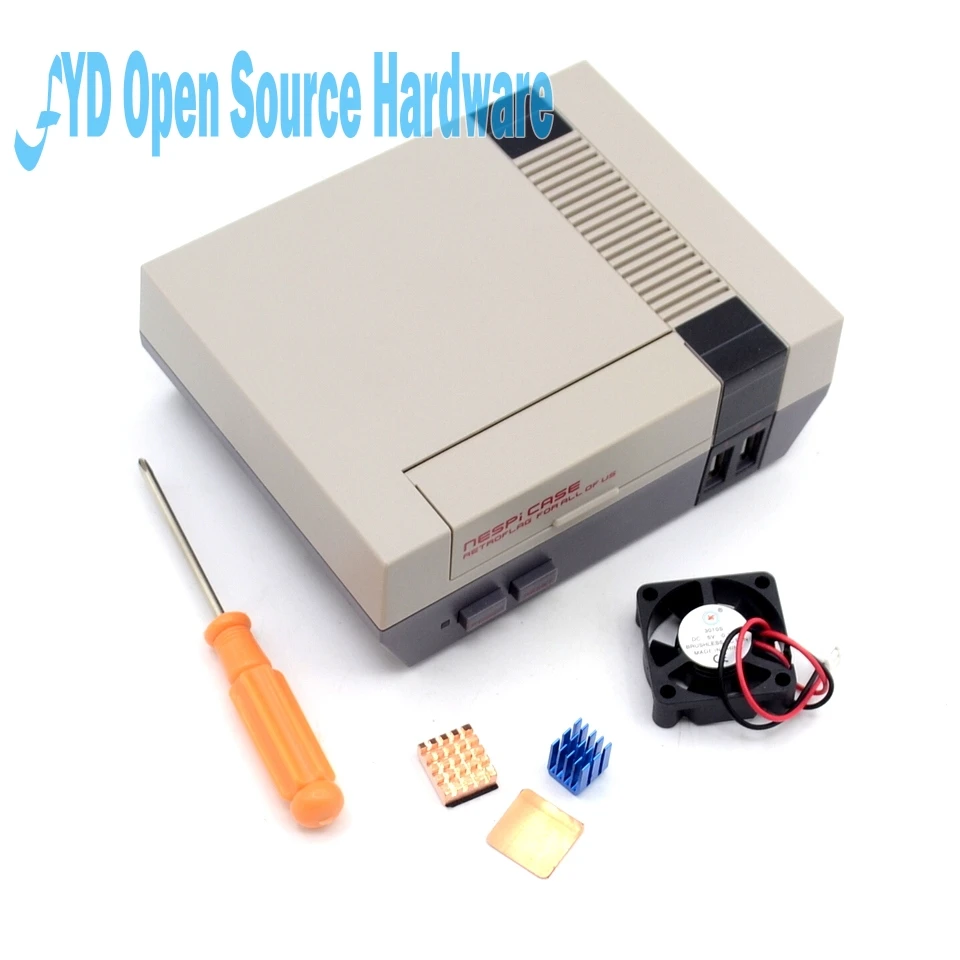 Чехол Mini NESPI Retroflag с охлаждающим вентилятором и беспроводным геймпадом 2x2 4G для