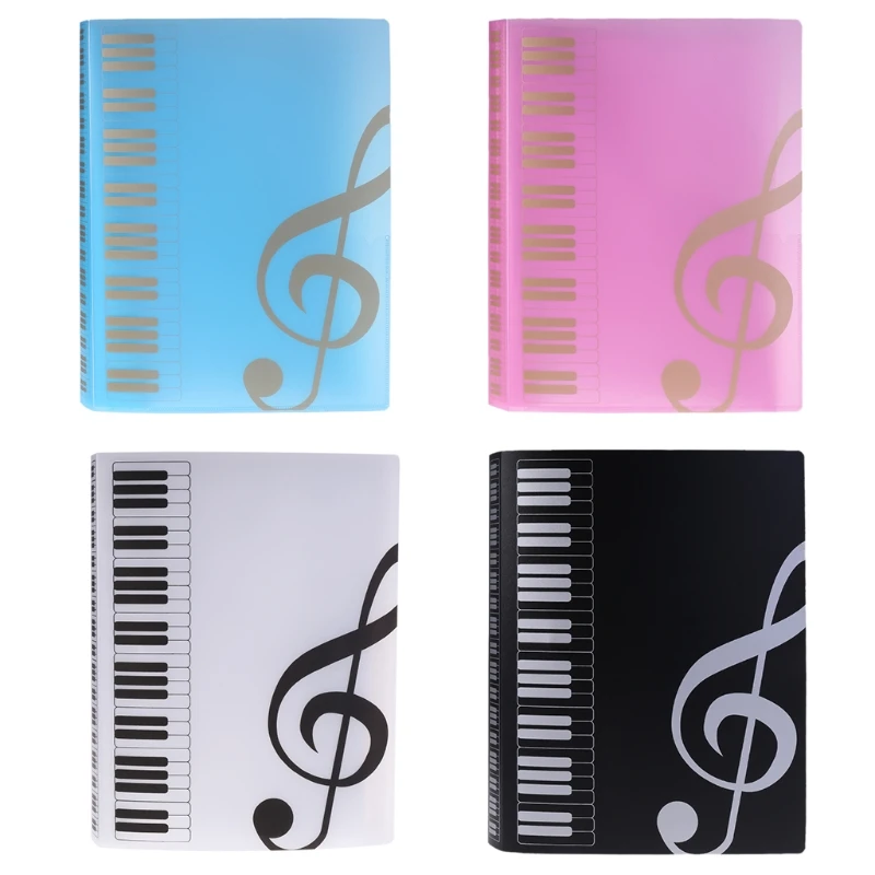 

80 Sheets A4 Music Book Folders Piano Score Band Choral Insert-type Folder New