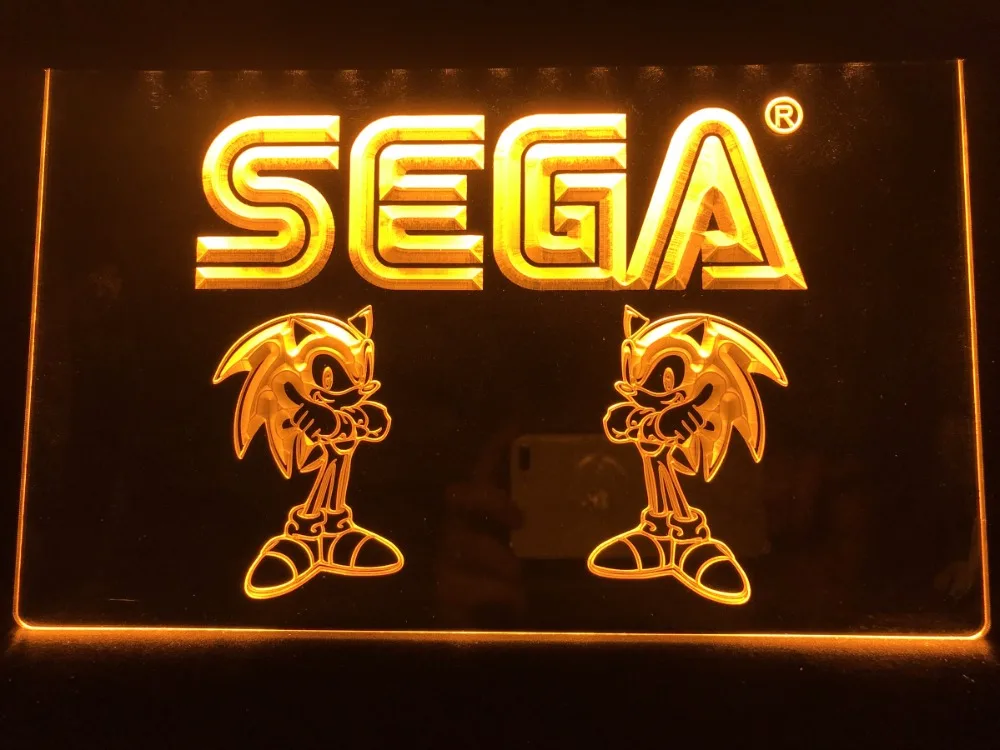 R065 Sega светодиодный неоновый светильник знаки|Таблички и знаки| |