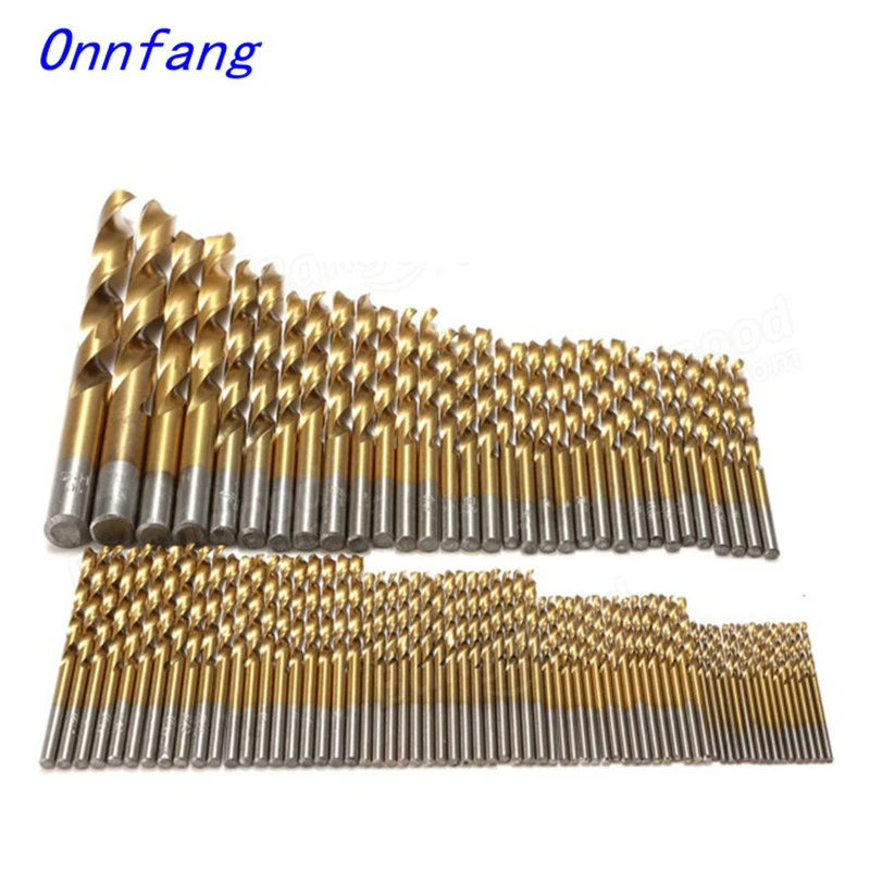 99pcs Drill Bits Set for Stainless Steel Metal HSS Titanium Coated Drill Bits 