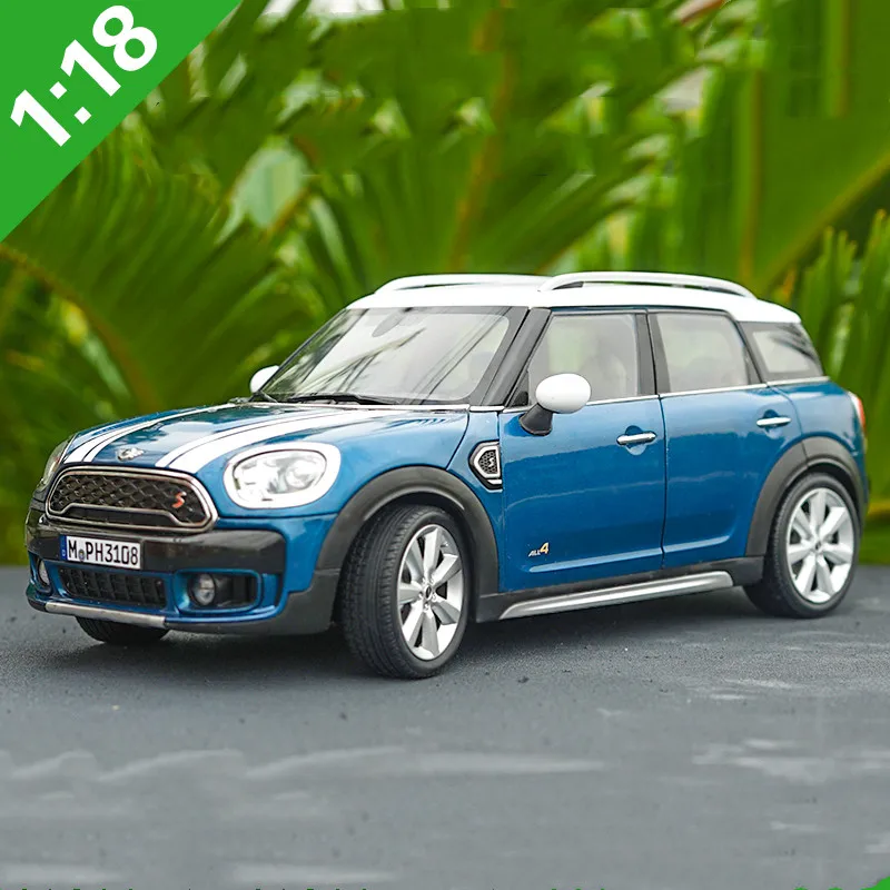 Высокое моделирование 1:18 земляк мини cooper S цинковый сплав модель расширенная