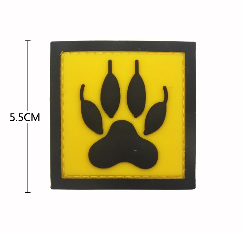 3D PVC K9 Patch DOG Military Morale Patch Tactical Emblem Badges Hook Back Rubber Patches For Clothing Backpack Bags