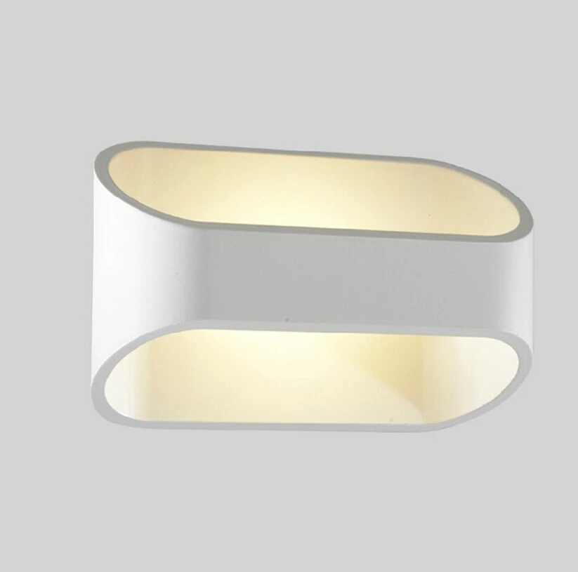 

Modern Led Wall Lamps WHITE/BLACK Lamp body 1 Light Warm White Light 90-265V Bed Room Living Room Wall Sconces Y-14